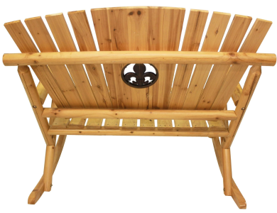 Aspen Fleur-de-lis Medallion Double Rocker