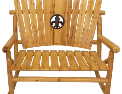 Aspen Fleur-de-lis Medallion Double Rocker