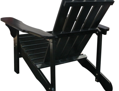 Black Adirondack Chair