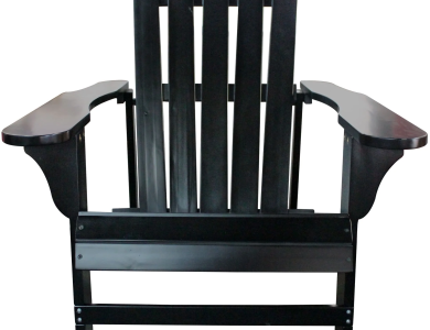 Black Adirondack Chair