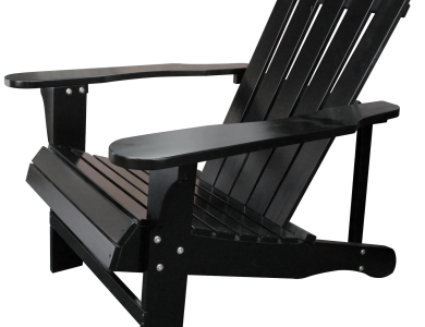 Black Adirondack Chair