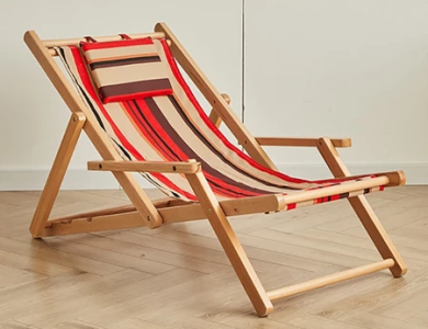 Foldable beach and garden sun lounger