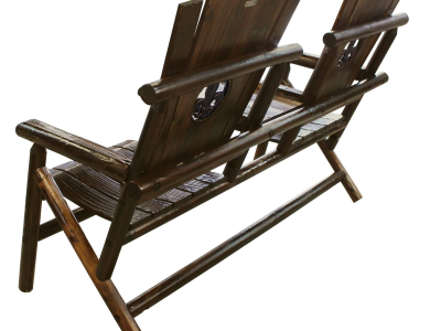 Char-Log FDL Medallion Double Chair with Tray - For Pickup ONLY (Excluding Wholesale Orders)
