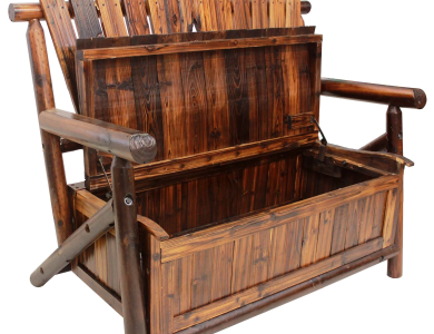 Char-Log Star Storage Bench - For Pickup ONLY (Excluding Wholesale Orders)