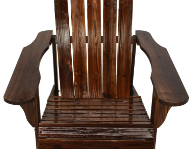 Charred Adirondack Chair