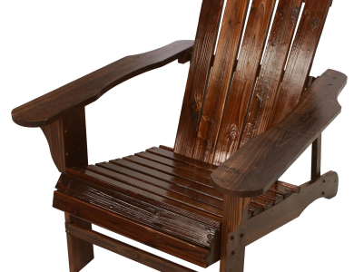 Charred Adirondack Chair