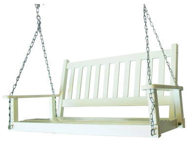 Heartland White Porch Swing