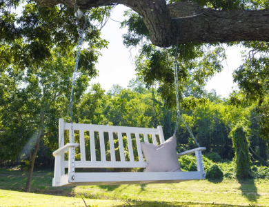Heartland White Porch Swing