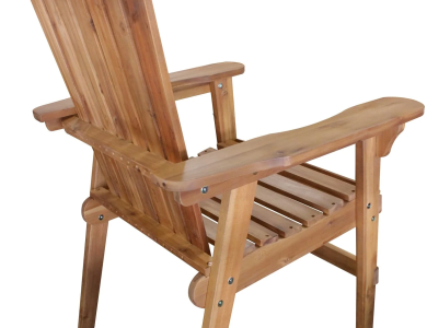 Over-Sized Natural Adirondack Chair