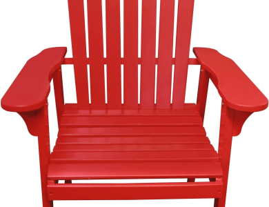 Over-Sized Red Adirondack Chair