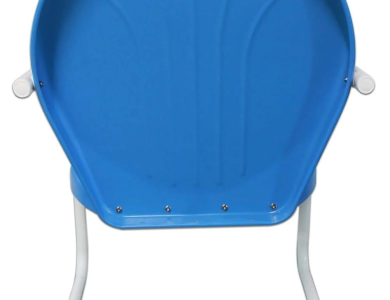 Retro Metal Chair Azure