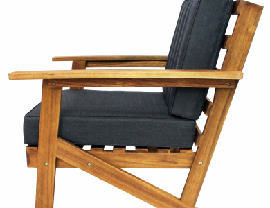 Rustic Sofa Armchair with Cushions