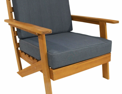 Rustic Sofa Armchair with Cushions