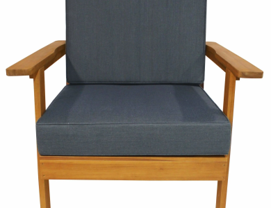 Rustic Sofa Armchair with Cushions
