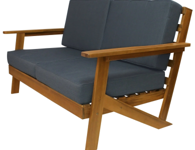 Sequoia Rustic Sofa Bench with Cushions - For Pickup ONLY (Excluding Wholesale Orders)