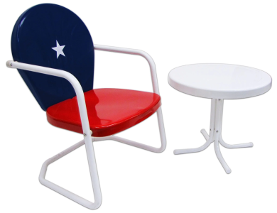 Texas Retro Metal Chair