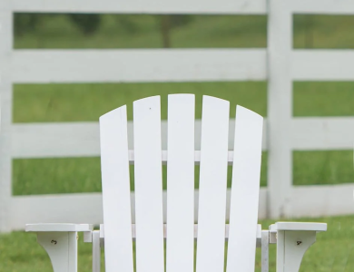 White Adirondack Chair