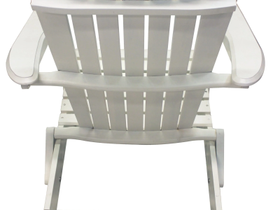 White Folding Adirondack Chair