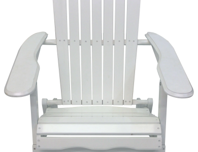 White Folding Adirondack Chair