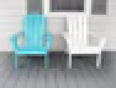 White Poly Resin Adirondack Chair
