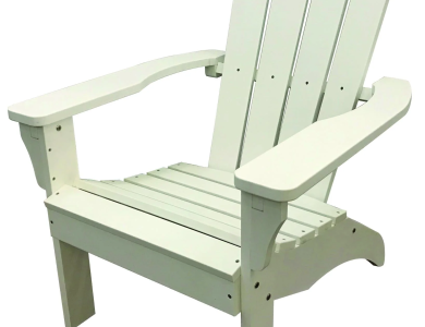 White Poly Resin Adirondack Chair