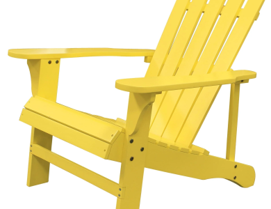 Yellow Adirondack Chair