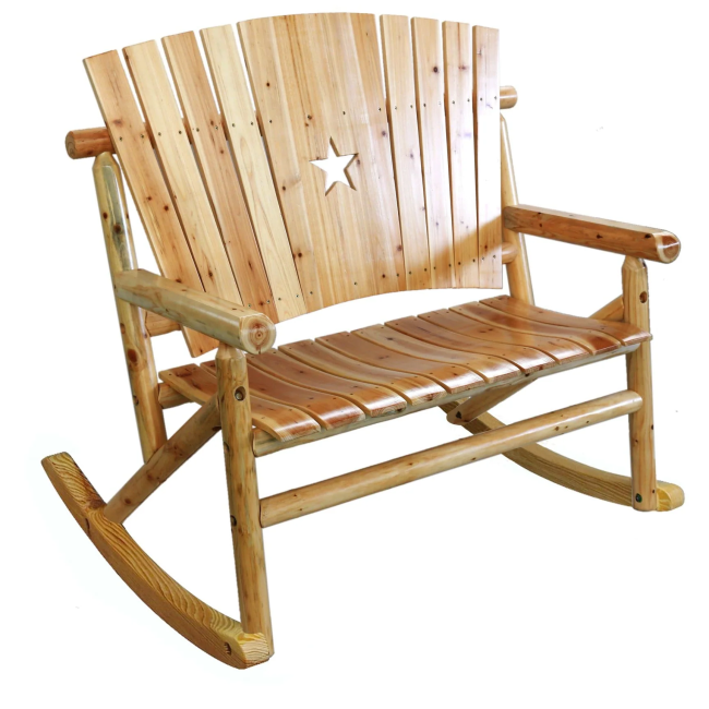 Aspen Fleur-de-lis Medallion Double Rocker