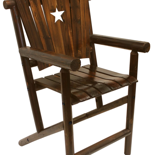 Char-Log Star Bar Arm Chair