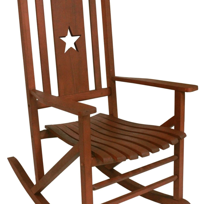 Heartland Natural Star Classic Porch Rocker