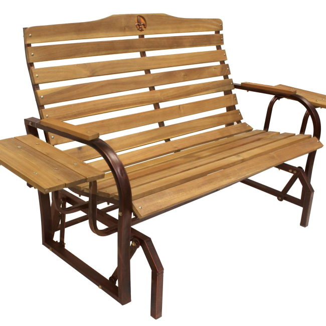 Iron Grove Fleur-de-lis Double Glider