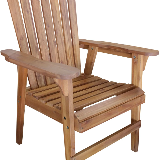 Over-Sized Natural Adirondack Chair