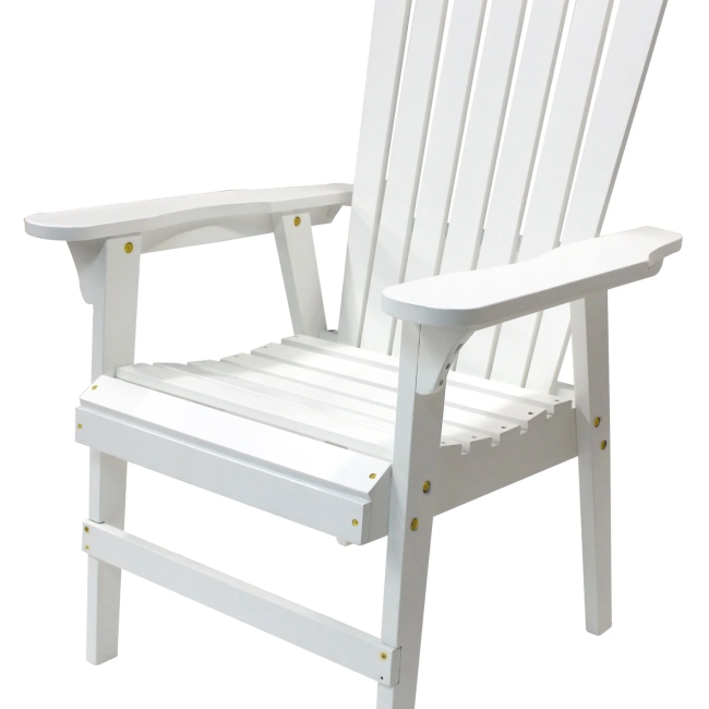 Over-Sized White Adirondack Chair