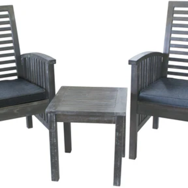 Sequoia 3-Piece Conversation Set in Grey Wash