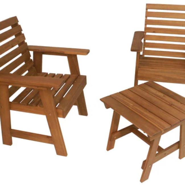 Sequoia Rustic Patio Set