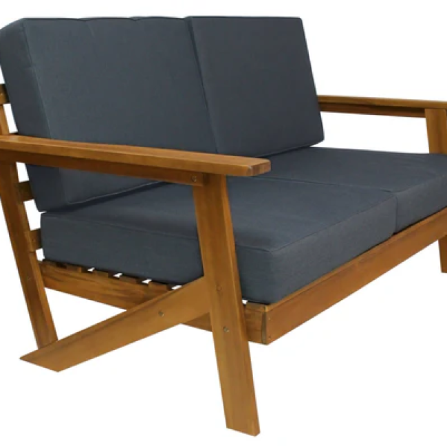 Sequoia Rustic Sofa Bench with Cushions - For Pickup ONLY (Excluding Wholesale Orders)