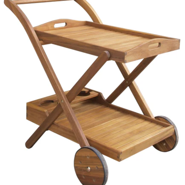 Sequoia Serving Cart with Tray