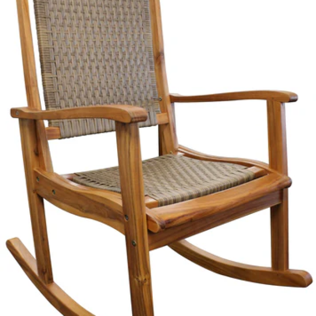 Sequoia Wicker Patio Rocker
