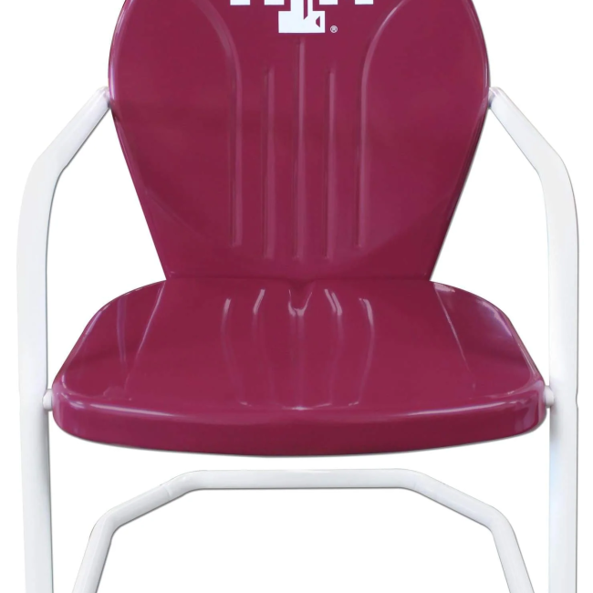 Texas A&M Retro Metal Chair