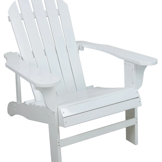 White Adirondack Chair