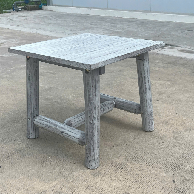 LOW SQUARE TABLE GRAY