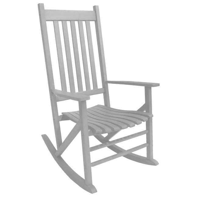 Heartland White 5 Slat Classic Rocker