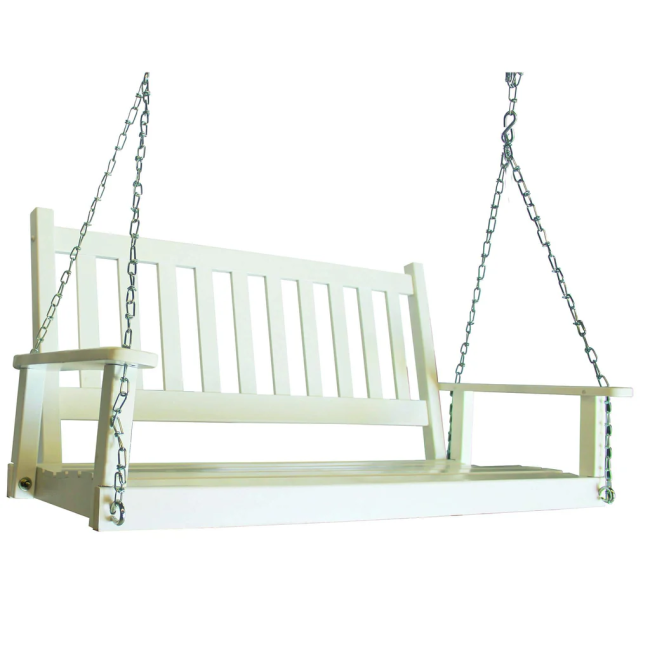 Heartland White Porch Swing