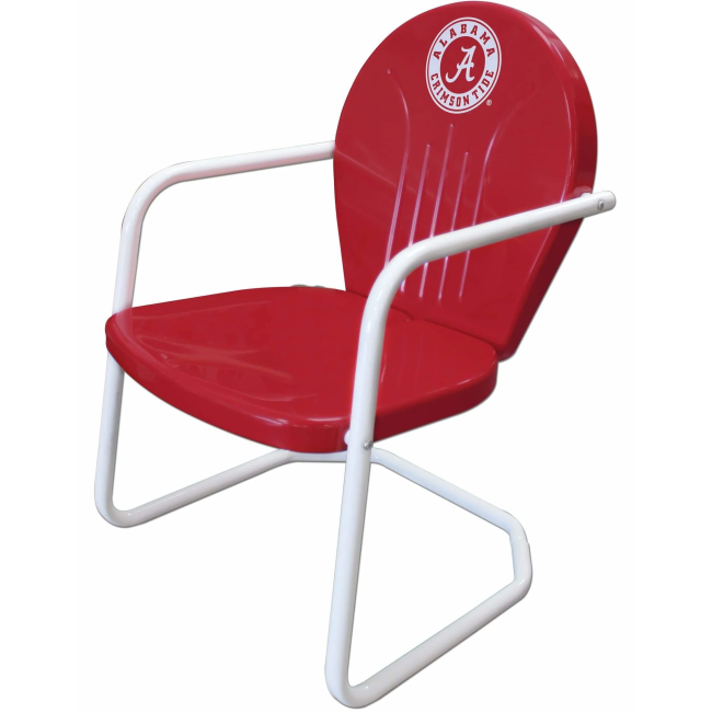 Alabama Crimson Tide Retro Metal Chair