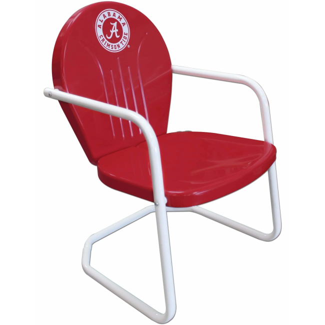 Alabama Crimson Tide Retro Metal Chair