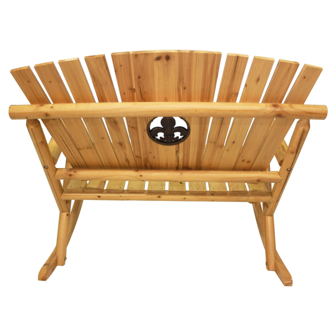 Aspen Fleur-de-lis Medallion Double Rocker