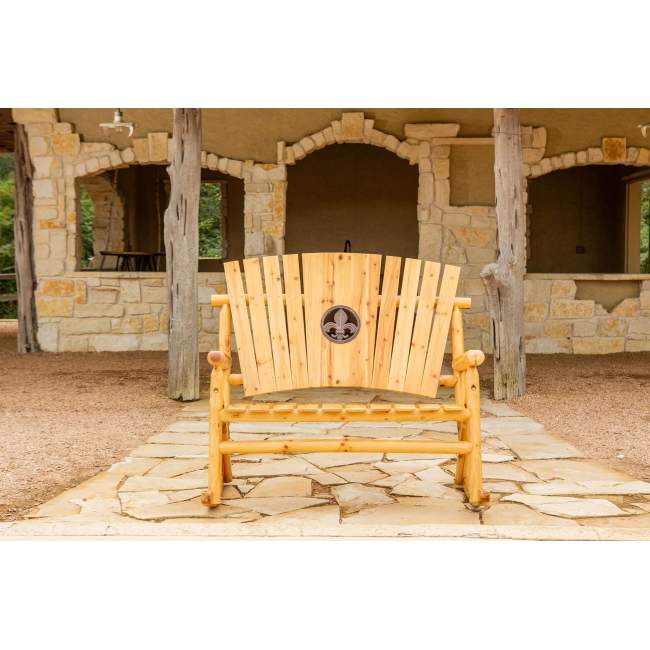 Aspen Fleur-de-lis Medallion Double Rocker