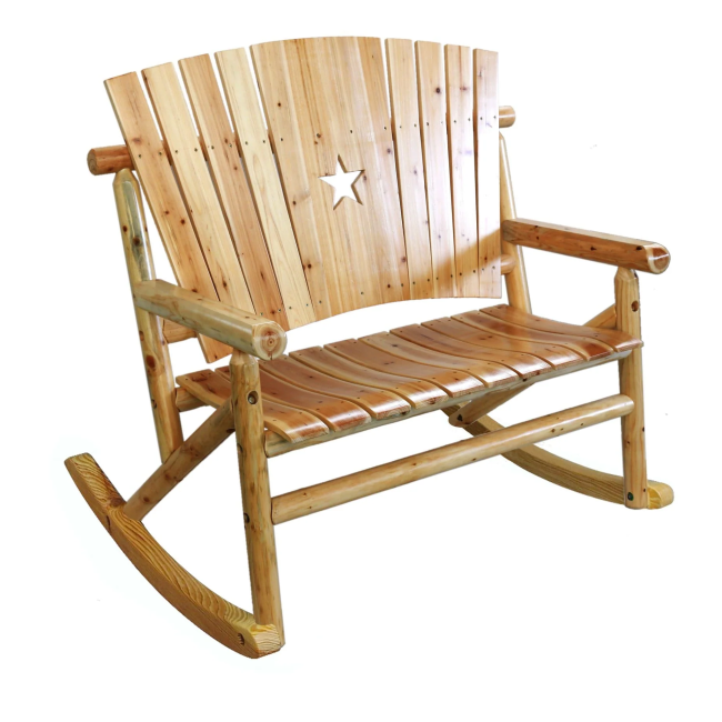 Aspen Fleur-de-lis Medallion Double Rocker
