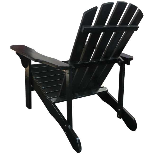 Black Adirondack Chair