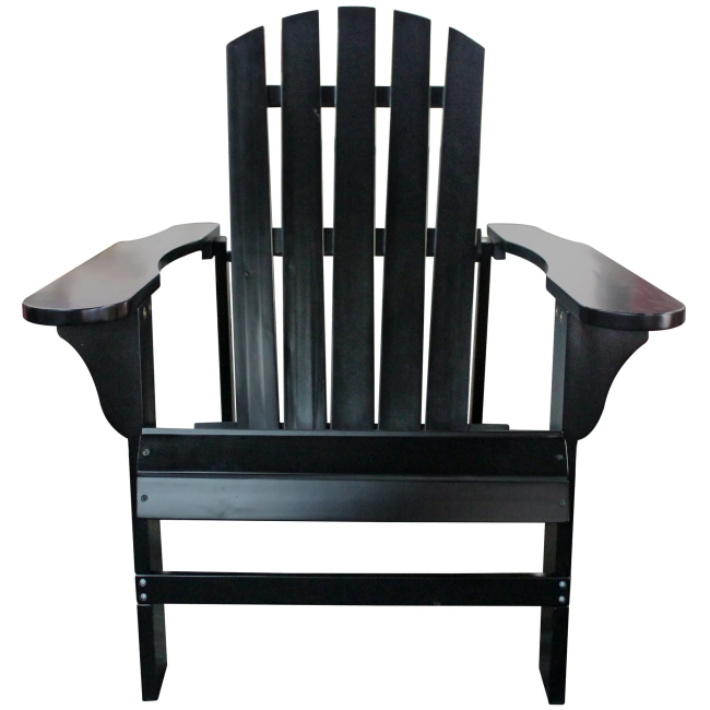 Black Adirondack Chair