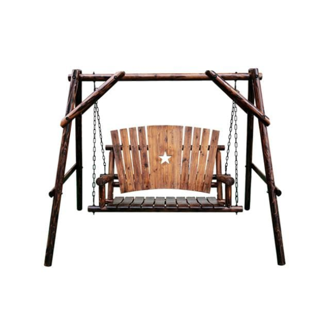 Char-Log 4 ft. Porch Swing with Frame - For Pickup ONLY (Excluding Wholesale Orders)
